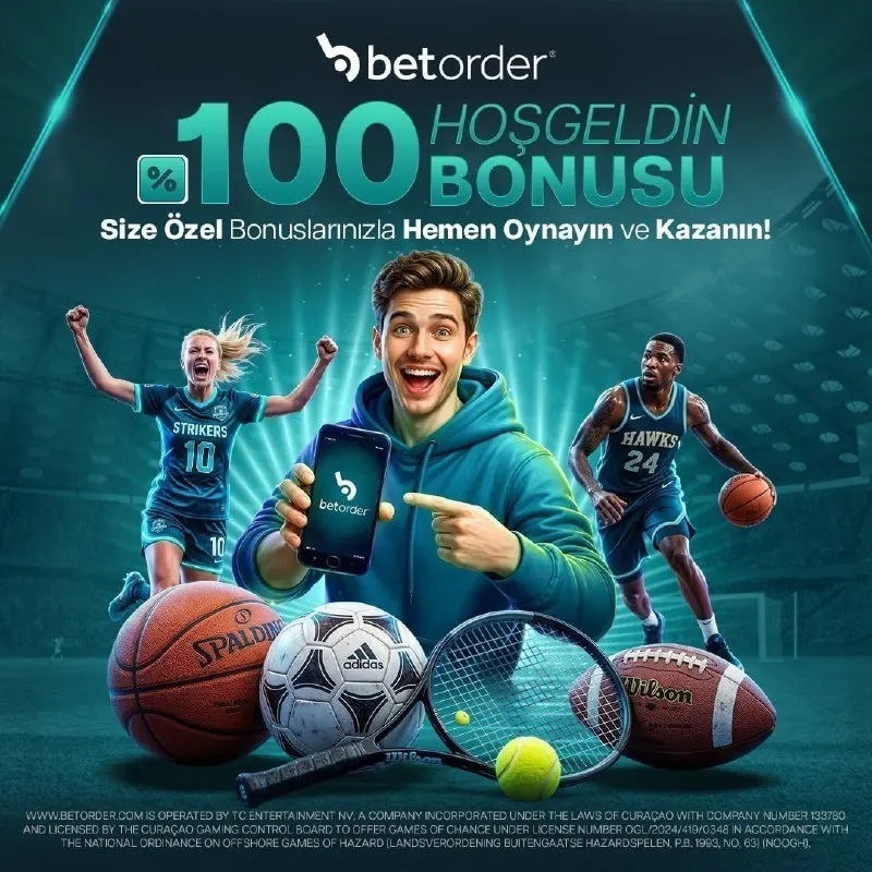 ⚽️🎉 %100 Hoş Geldin Bonusu seni bekliyor! 🎉⚽️ 💰✨ Sana özel fırsatlarla spor heyecanına…