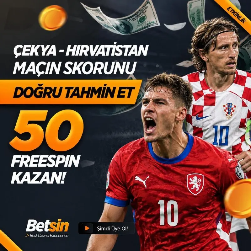 ⚽ Maç heyecanını fırsata çevirmenin tam zamanı. 🔥 Çekya-Hırvatistan maç skorunu doğru…