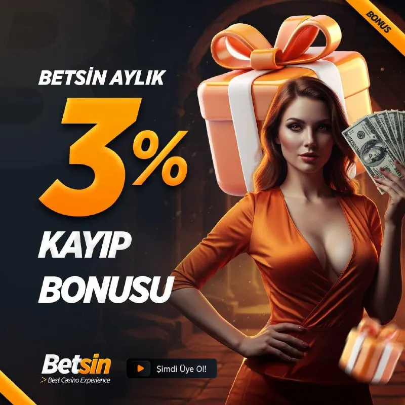 ⚡️ Betsin’de ay sonu avantajı seni bekliyor!⚡️ 🕳 Aylık %3 Kayıp Bonusu ile ekstra destek…