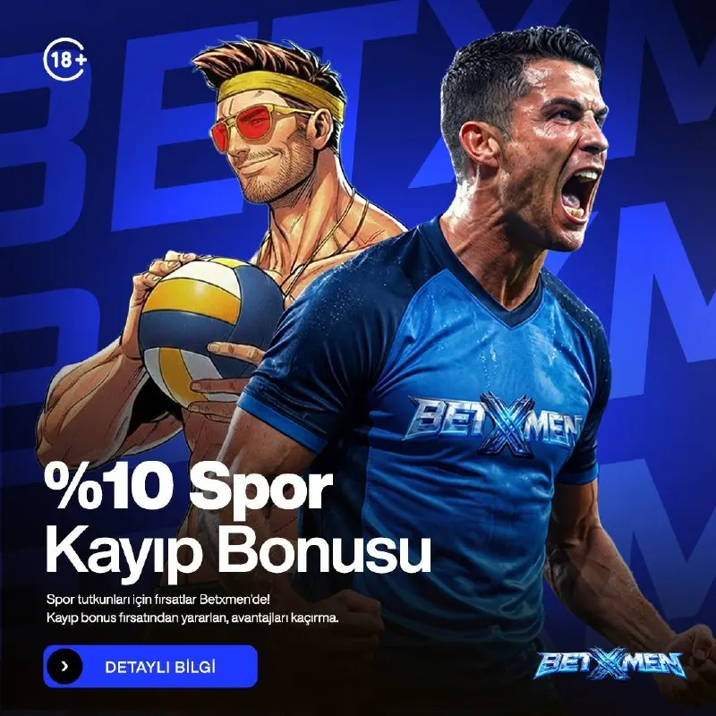 ⚽️BETXMEN %10 SPOR KAYIP BONUSU 🏀Şansını Yeniden Sahaya Sür! ✅Sonuçlanmamış açık kupon…