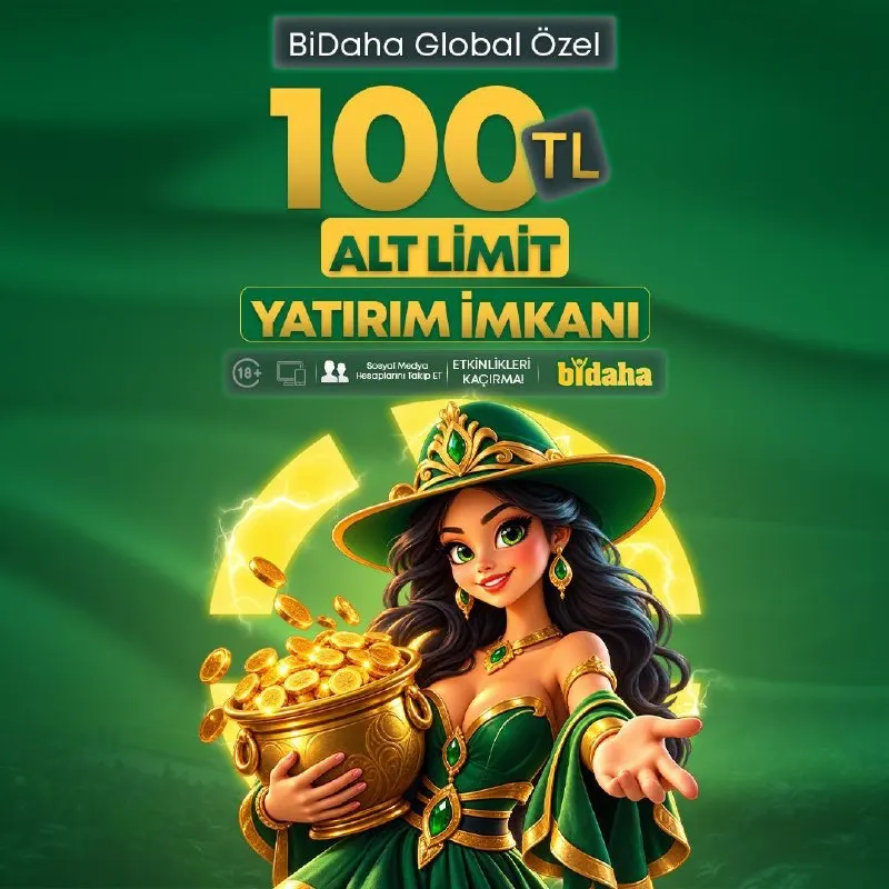 🔥 100 TL İLE BAŞLAYAN BÜYÜK FIRSAT! 💚💛 💰 ALT LİMİT SADECE 100 TL! Küçük bir başlangıç…
