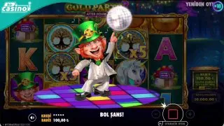 Gold Party 2 After Hours masalarında 100 TL bet ile şansını döndüren Selin Hanım…