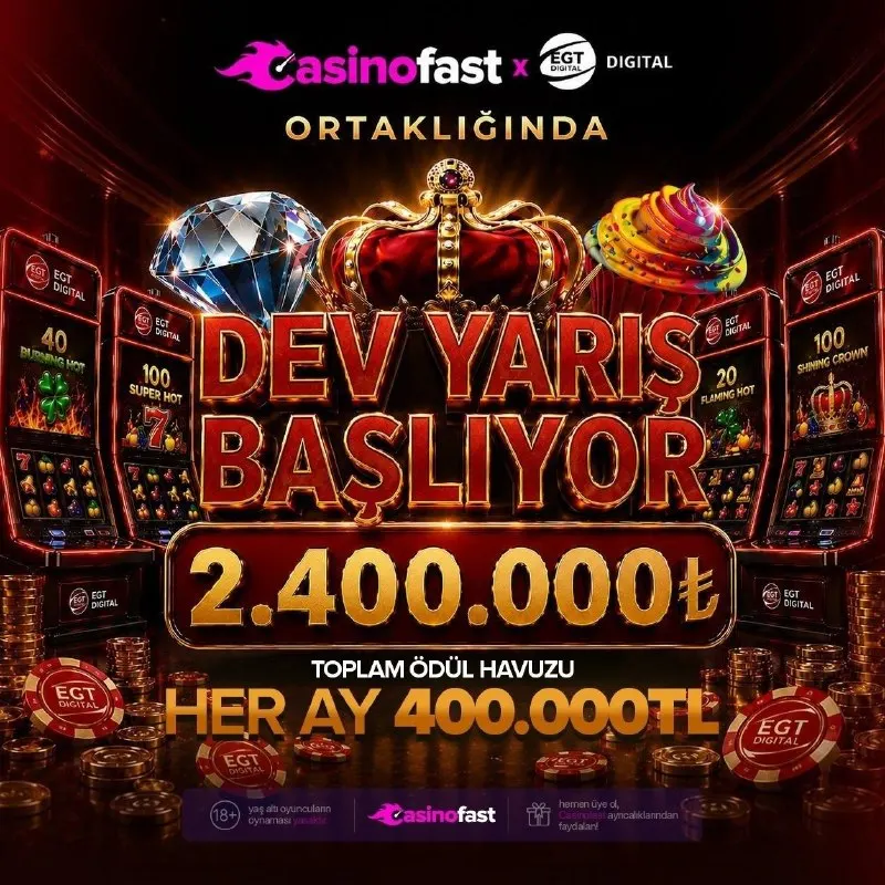 🏆 CASİNOFAST & EGT DIGITAL ŞAMPİYONLAR LİGİ BAŞLIYOR! 🏆 💄Toplamda 2.400.000 TL NAKİT…