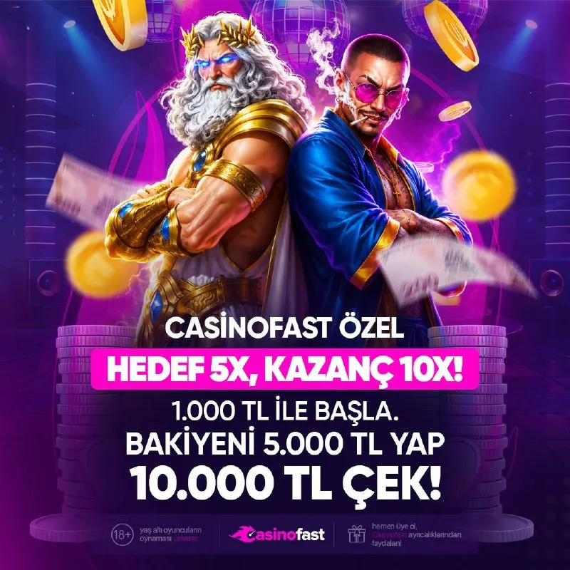 🎰 5X YAP – 10X ÇEK CHALLENGE! 🎰 ➡️Pragmatic Play slotlarında bakiyenizi 5.000 TL’ye…