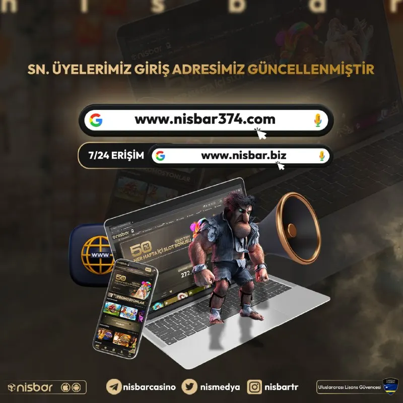 📣 Sitemizin adresi güncellendi! 👉 https://nisbar374.com/tr/ olarak giriş yapabilirsiniz…