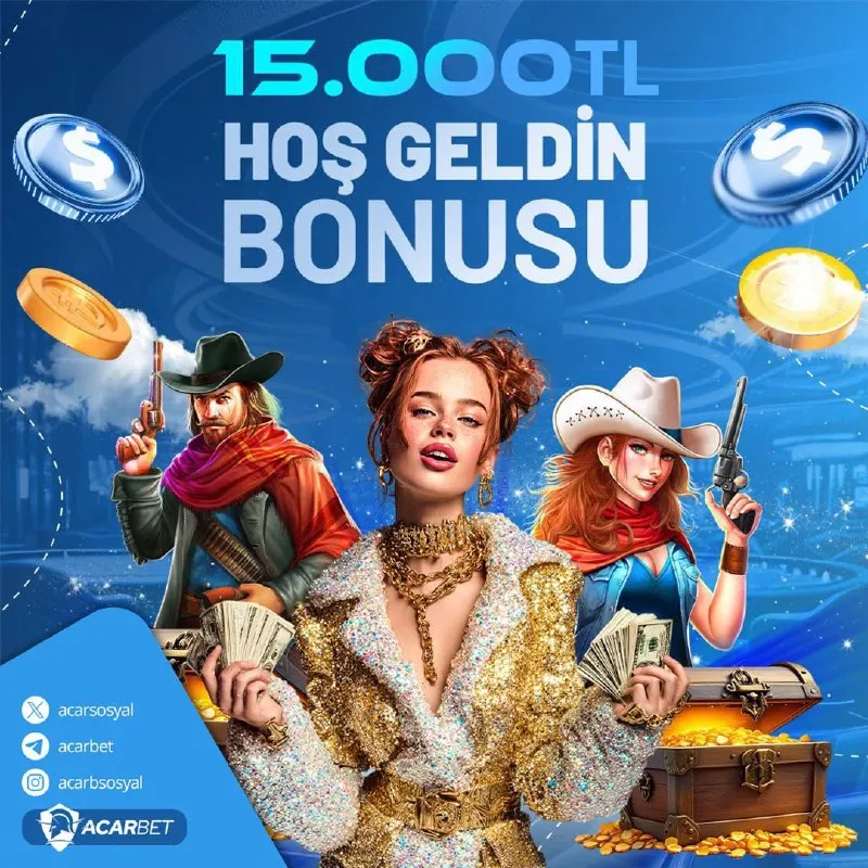 Hoş geldin bonusu ile kazancını katla! 🎉 Acarbet’te şansını dene, eğlencenin tadını çıkar…