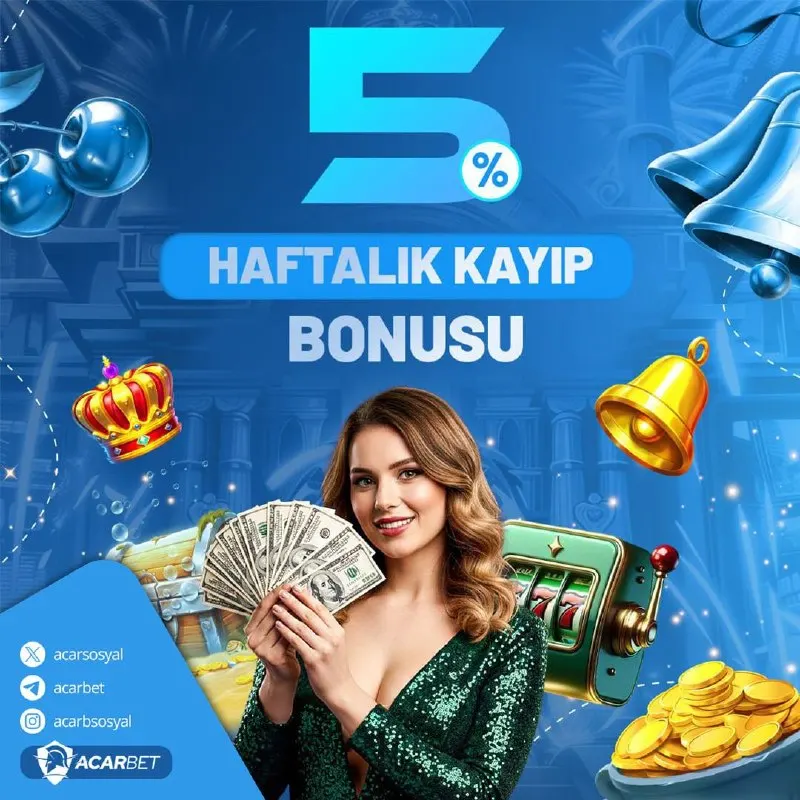 Kaybın gücünü kazanca çevir! 🎲 Acarbet'le heyecanın zirvesine ulaşın ve %5 haftalık kayıp…