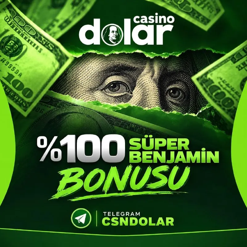 Casinodolarda kazanç hiç bitmiyor💰💰💰 Günün ilk yatırımına özel %100 yatırım bonusu…