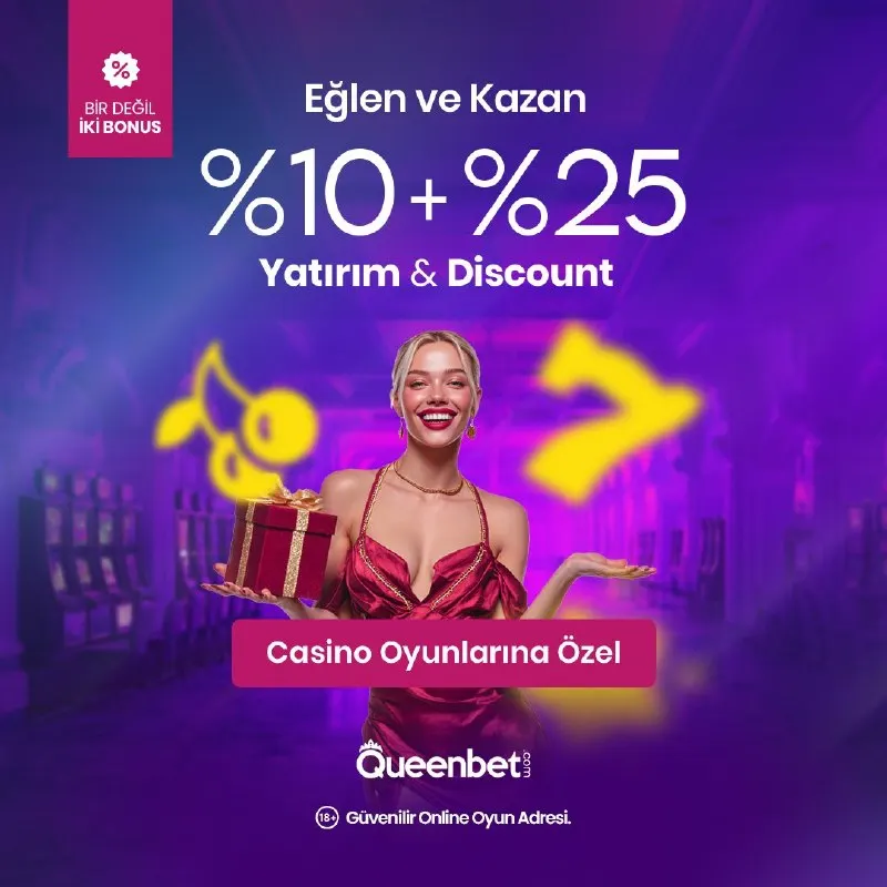 👑YATIRIMINIZ QUEENBET'TE DEĞERLİ! 🎉Sitemize yapacağınız yatırımlara %10 Casino Yatırım…