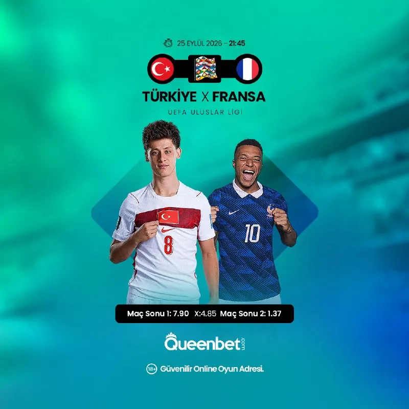 🇹🇷 Milli maç heyecanı! 🏆 UEFA Uluslar Ligi ⏰ 21:45 Türkiye - Fransa Bu gece mücadele…