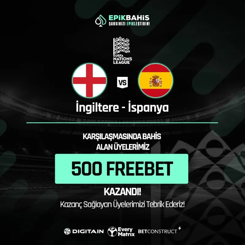 😍😍😍😍😍😍 İLE GOL VARSA FREE BET VAR! 🎁 🎯 BAHİS HEYECANI EPİKBAHİS'TE HER ZAMAN KAZANDIRIR!…