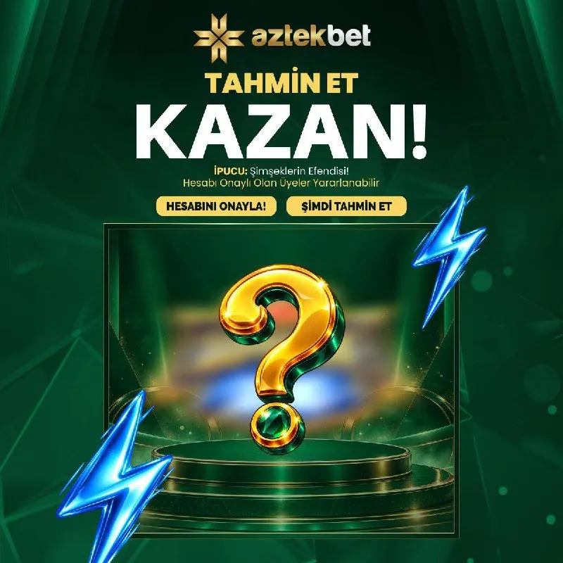 💛💛💛💛💛💛💛💛💛💛 🫴 Tahmin et, kazanma şansını yakala! 🛡 Önce Aztekbet hesabını onayla, ardından…
