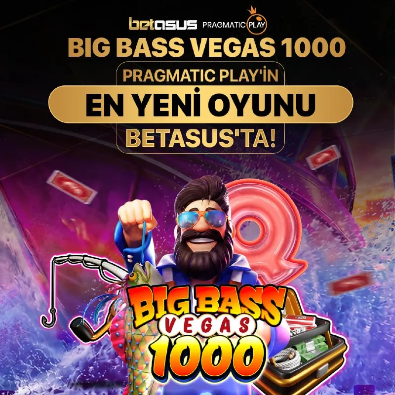 🪙Pragmatic Play’in en yeni oyunu Big Bass Vegas 1000 Betasus’ta seni bekliyor! 🔗 GÜNCEL…