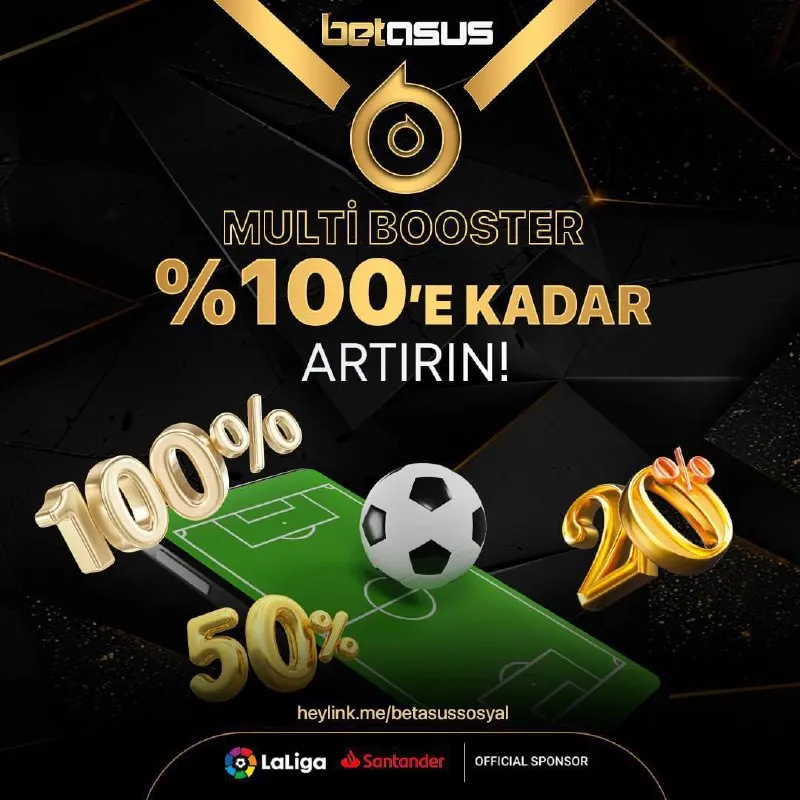 🔼 #BETASUS MULTİ BOOSTER İLE KAZANCINI ZİRVEYE TAŞI! 💯 Kuponlarına ekstra güç ekle…