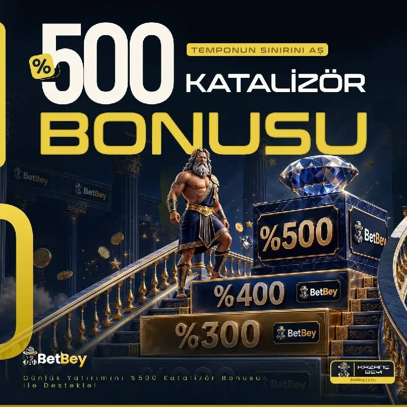 🚨 BONUS ALARMI MİLLET! 🚨 BetBey’de %500 Katalizör Bonusu aktif 🔥1000₺ yatır → 6000₺ ile…