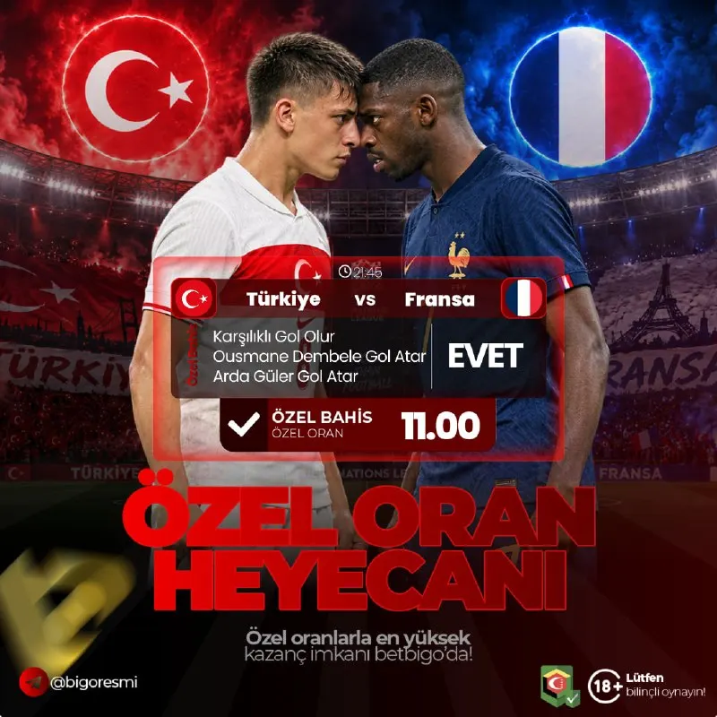 🔥 🅰️🅰️🅰️🅰️ 🅰️🅰️🅰️🅰️🔥 🔥🟥🟥🟥🟥🟥🔥 Karşılaşmalar da özel oran fırsatı seni bekliyor! TÜRKİYE 🆚…