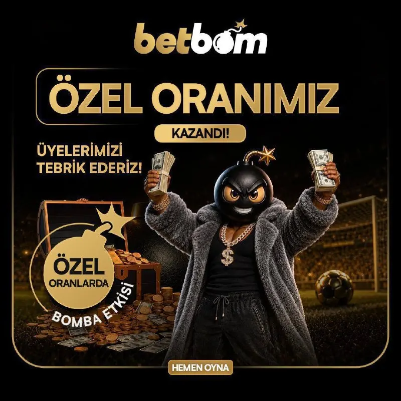 🔠🔠🔠🔠⚽️🔠 5️⃣0️⃣🔠0️⃣ ORAN İLE ÖZEL ORANIMIZ KAZANMIŞTIR! 🎰FIRSATI DEĞERLENDİREN BÜTÜN…