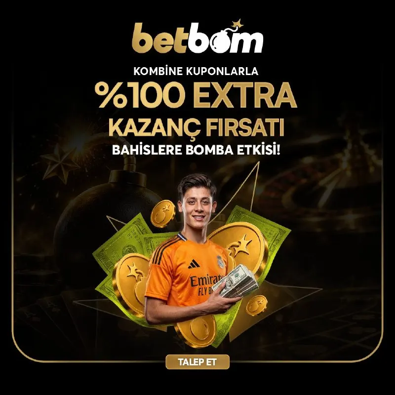 🟡🟡🟡🟡🎰🟡 🎁🎁🎁🎁🎁🎁🎁🎁 KUPONUYLA SAHNE SENİN! ⚽️ 🔣1️⃣0️⃣0️⃣EKSTRA KAZANÇ FIRSATI! 🎰 🎏 DAHA…