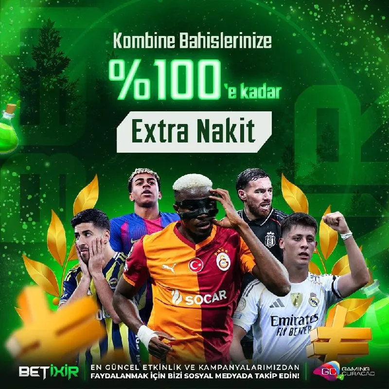 🏆 #BetiXir 'de Kombine Bahislerine Özel ❎🔢🔢🔢 Ekstra Nakit Fırsatı ‼️ ⚡️ Kombine…