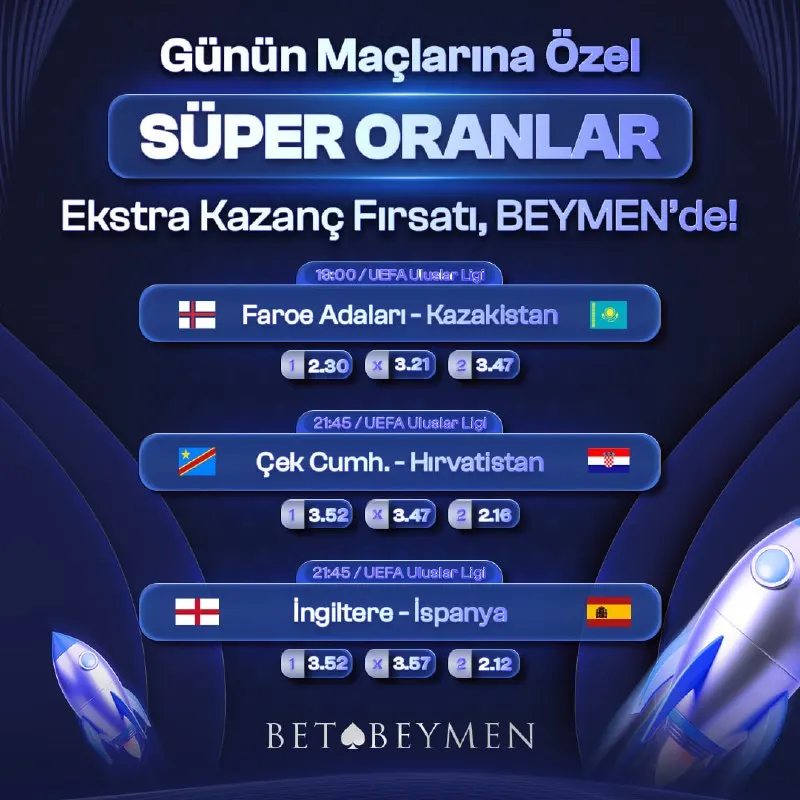 ↗️ Maç Heyecanını Daha Yüksek Oranlarla Bir Üst Seviyeye Taşı! 💰 Tek Kuponda Maksimum…
