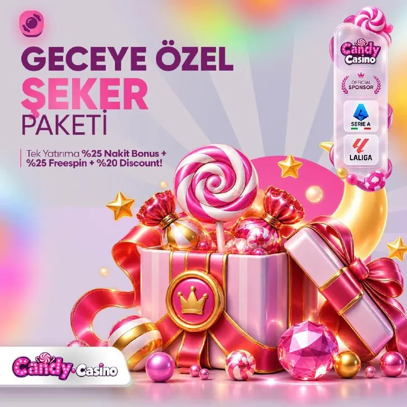 🌃 Geceye Özel Şeker Paketi! ✨ Özel bonus fırsatlarıyla heyecanı artır! 💎 %25 Yatırım…