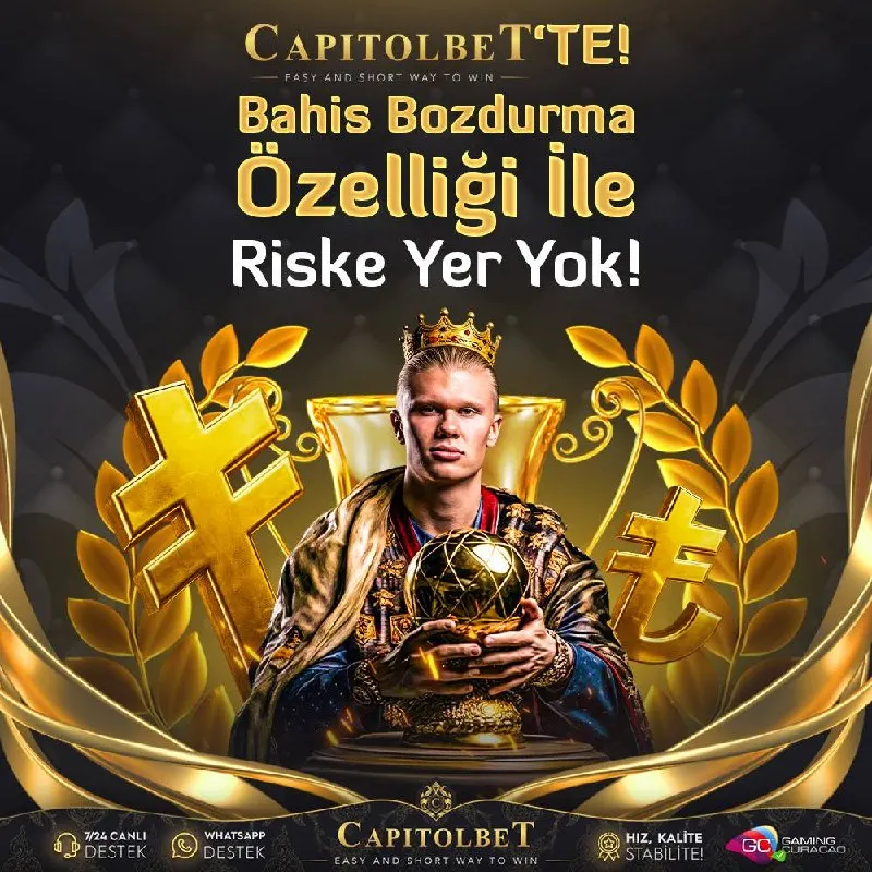 🏆 #CapitolBet'te Bahis Bozdurma İle Kaybetmek Artık Çok Uzak❗️ ⚽️ Riske Girmek…