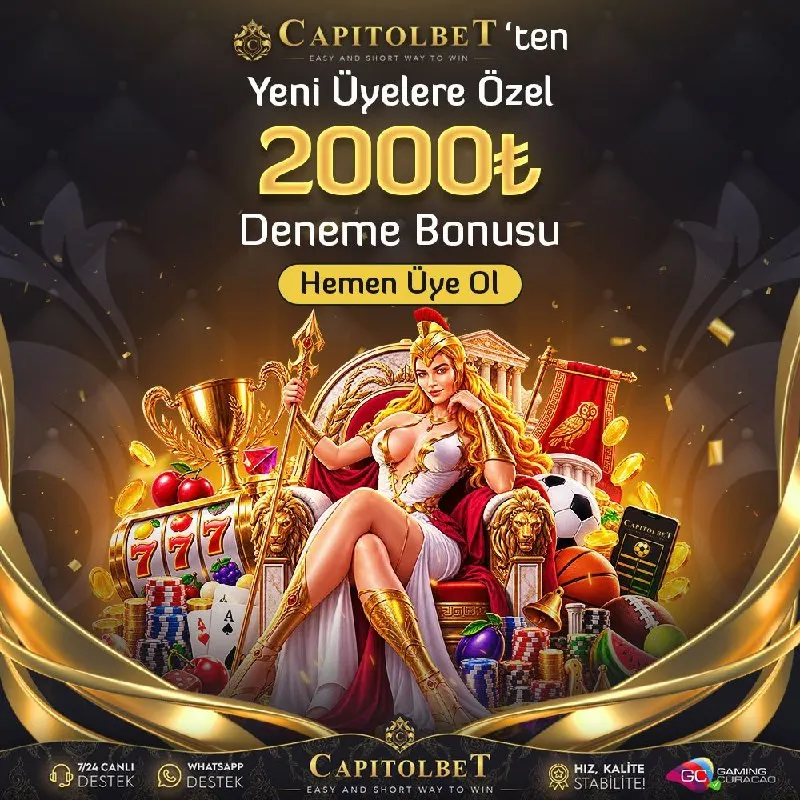 🎁 #CapitolBet’ ten Deneme Bonusu 📢 🎁 Yeni Üyelere Özel 🔢❎🔢🔢🔢 ₺ Deneme Bonusu Fırsatı 💸 🚀…