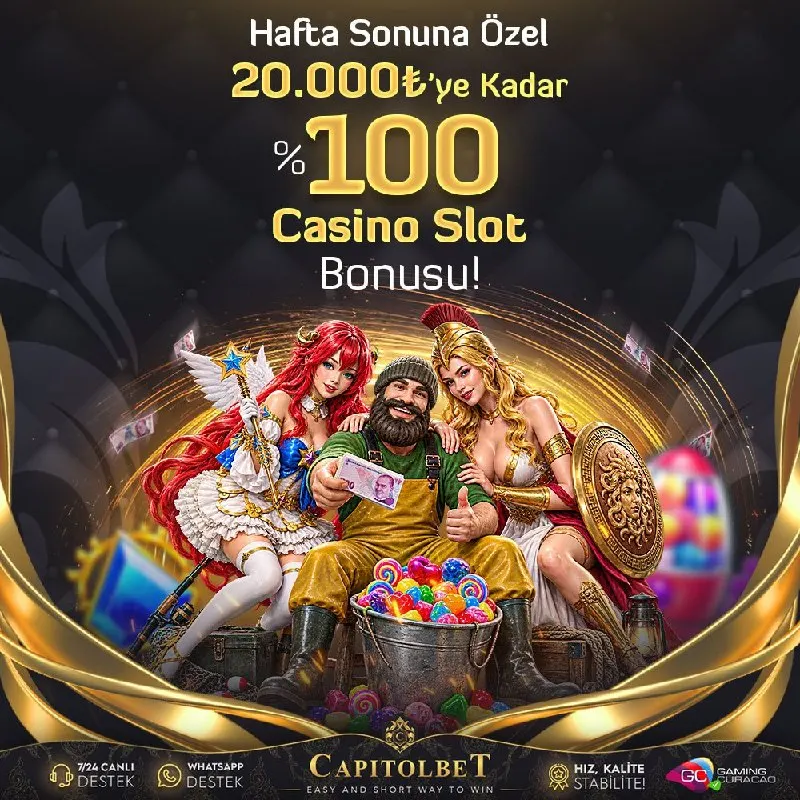 📌 #CapitolBet 'ten Hafta Sonuna Özel Hediye 📌 💵 Hafta Sonuna Özel Casino Slot Alanında…