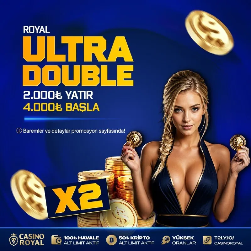 🚀 ULTRA DOUBLE BUGÜN DE SAHNEDE 💰 2.000₺ yatır, 4.000₺ ile başla. 📌 Detaylar promosyon…