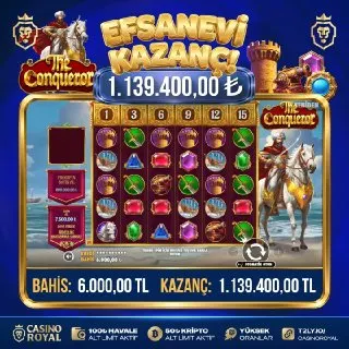 🚀 THE CONQUEROR’DA TUR NASIL BİTTİ, VİDEODA ⚡️️️ 6.000 TL bahisle başlayan oyun…
