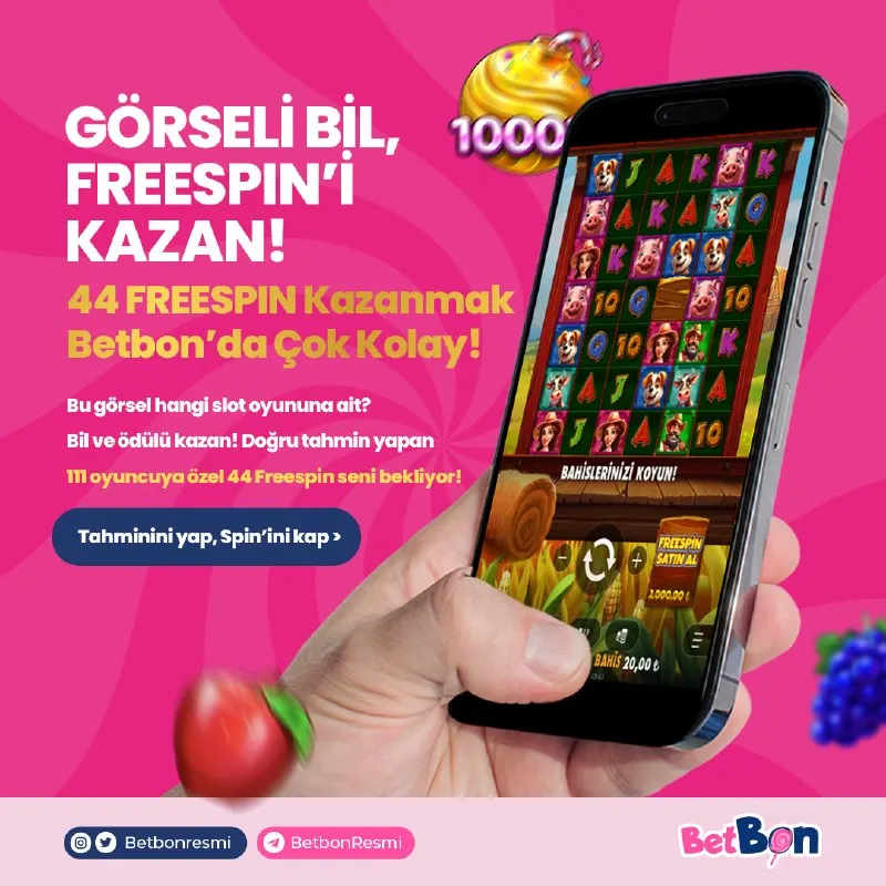 🖼️ Görseli Bil, Ödülü Kazan! Bugünün görseli hangi slot oyununa ait? Tek hak! 🎁 Ödül: 44…