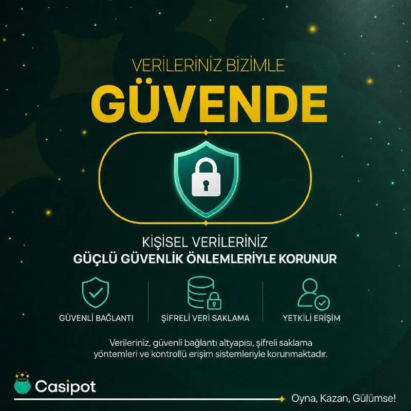 🤝 Casipot'ta olan, Casipot'ta kalır. 🎲 Sen sadece oyna, kazan ve gülümse!…