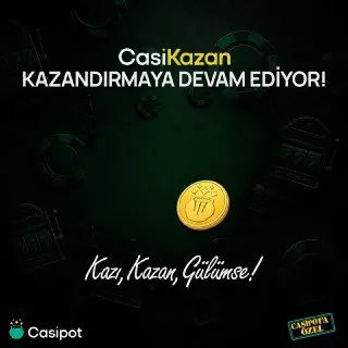 Her gün saat 00.00'da CasiKazan hakkının yenilendiğini biliyor muydun? Sen de şansını…
