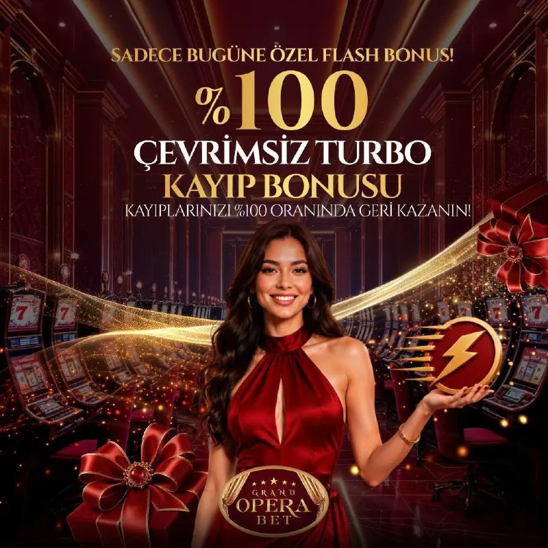 ⚡ SADECE BUGÜNE ÖZEL FLASH BONUS! ⚡ 🔥 %100 ÇEVRİMSİZ TURBO KAYIP BONUSU Kayıplarınızı…
