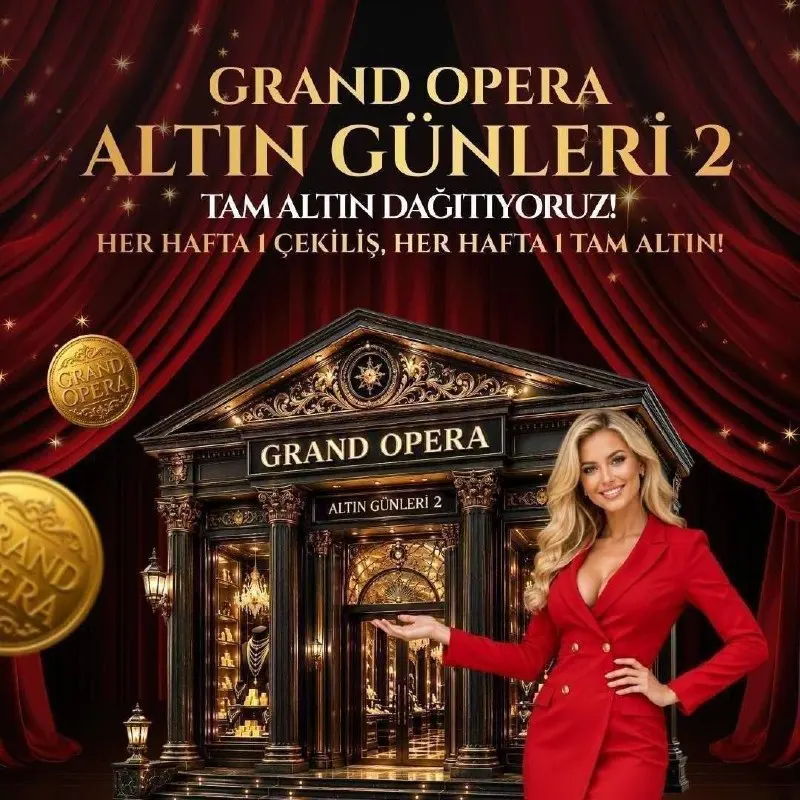 🔥GRAND OPERA ALTIN GÜNLERİ 2! 🔥 👑 ALTIN YAĞMURU BAŞLADI! 🏆 🔤🔤🔤 🔤🔤🔤🔤🔤 1️⃣ 🔤🔤🔤 🔤🔤🔤🔤🔤 📣 Her…