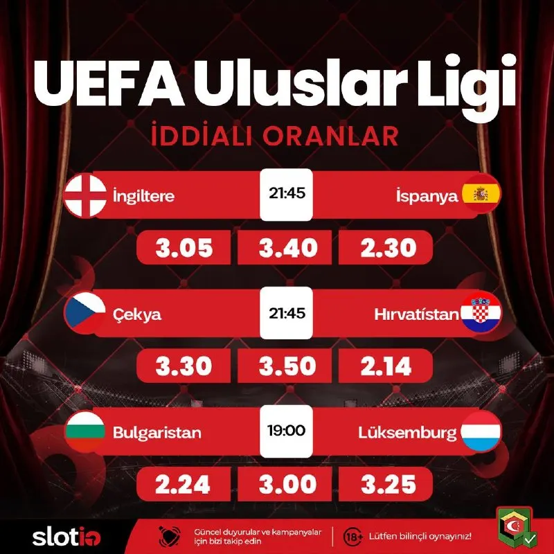 🥳 Slotio'da Günün İddialı Oranları! 💰 Minimum 50₺ yatırım imkanı! 🤑 Anında 10.000.000₺…