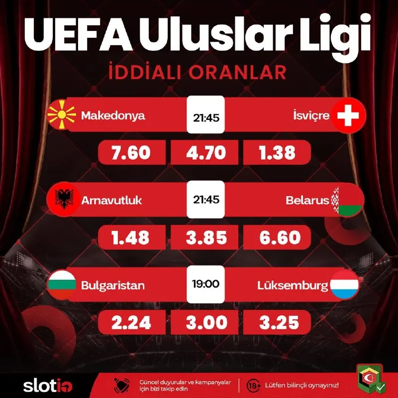 🥳 Slotio'da Günün İddialı Oranları! 💰 Minimum 50₺ yatırım imkanı! 🤑 Anında 10.000.000₺…