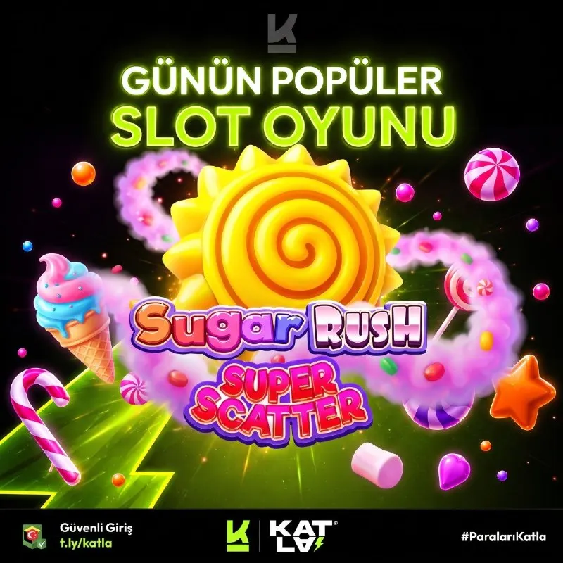 🌟🌟'DA GÜNÜN ŞANSLI OYUNU ⚡️ Günün en yüksek RTP’li oyunu: PRAGMATİC PLAY – 😎 Sugar Rush…