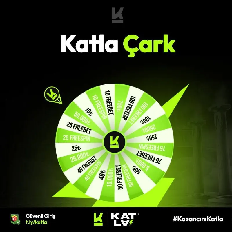 😃🔠 KATLA ÇARK BAŞLADI! Minimum 250 TL yatırım yap, çarkı çevir, ödülü kap! 🎁 Seni neler…