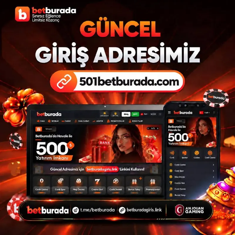 ⭐ BetBurada Giriş Adresi Güncellendi! ⭐ ➡Güncel giriş adresimiz: 501betburada.com ✅…