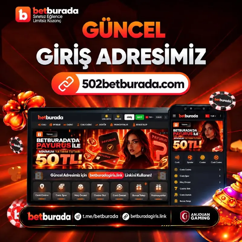⭐ BetBurada Giriş Adresi Güncellendi! ⭐ ➡Güncel giriş adresimiz: 502betburada.com ✅…