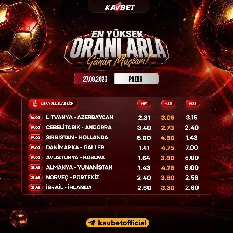 ⚽️⚽️⚽️⚽️⚽️⚽️⚽️⚽️ ⬆️En Yüksek Oranlarla Günün Maçları⚽️ 🎾Yüksek oranlar ile yüksek kazanç!…
