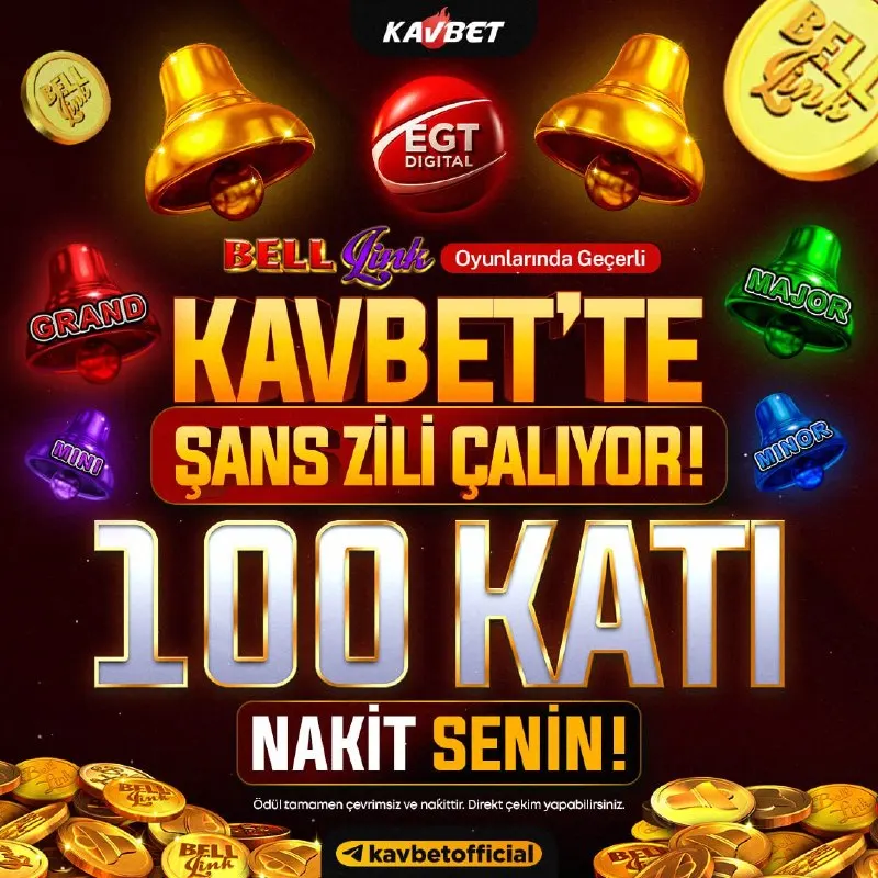 🔔Çanlar bu kez kazanç için çalıyor! 💲EGT DIGITAL Bell Link oyunlarında çanları doldur…