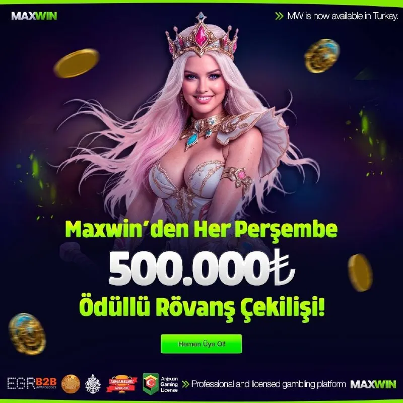 🎉 MAXWIN RÖVANŞ ÇEKİLİŞİ BAŞLIYOR! 🔗 Her Perşembe Saat 14:00 itibarıyla son 1 haftalık…