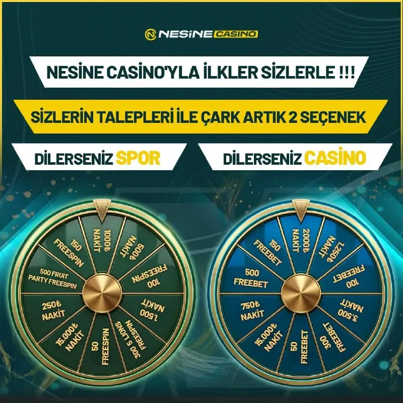 💚 İLKLERİN ADRESİ 💸1️⃣2️⃣3️⃣4️⃣ 'DA BİR İLK DAHA!💚 🔝 Sizlerin Yoğun Talepleri Üzere Çarkı…
