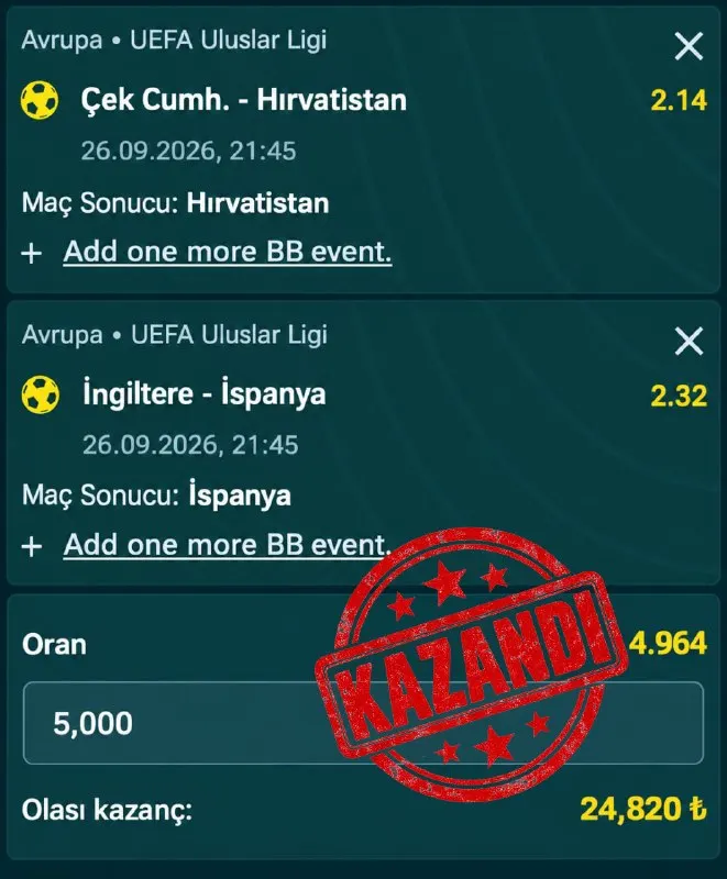 ✅ Her Günün Kazandıran Kuponları Artık Nesine Tips'te !✅ 🔝 https://t.me/NesineTipss 🔝…