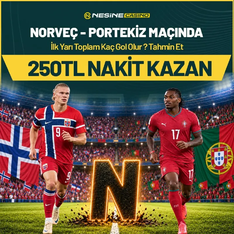 🏆 DEV MAÇ ! DEV HEYECAN DEV ÖDÜL! 🏆 🇳🇴 NORVEÇ - PORTEKİZ 🇵🇹 ✅Bota Gir! ✅Yarışmalara…