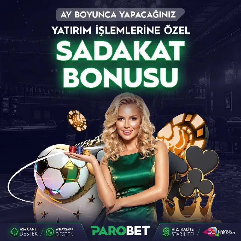 ➡️ #ParoBet 'ten Tüm Üyelere Sadakat Bonusu Hediyesi ⬅️ 💎1 Eylül - 1 Ekim Tarihleri…