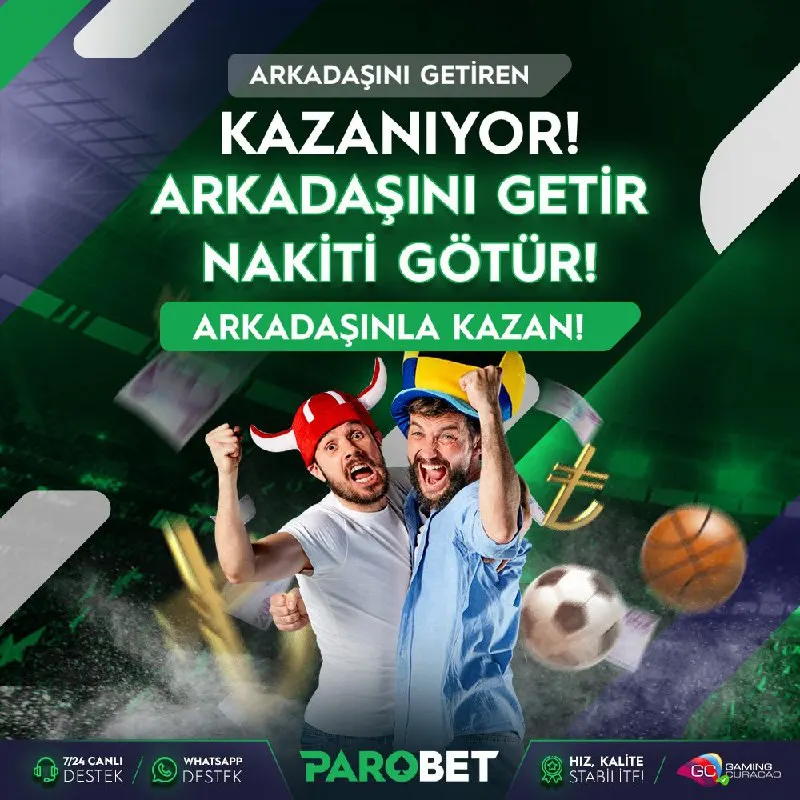 📣 #Parobet'e Arkadaşını Getir , Nakiti Götür ❕ 🌟 Hemen Arkadaşınızı Davet Edin , Yapacağı…