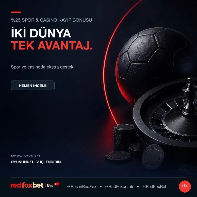Spor ve Casino’da kayıplarının %25’ini bonus olarak geri kazan. Çevrimsiz bonus…